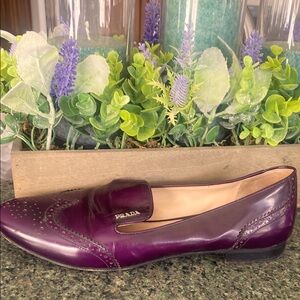 Prada Women's Purple Loafers